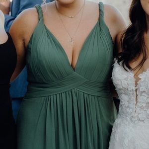 Azazie Eucalyptus dress